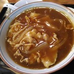 そば處 一清庵 - カレー南蛮そば700円(税込)
            牛肉入りの熱々餡掛けカレーinお蕎麦、ほっとするお味でボリュームも申し分ありません♪