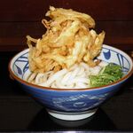 丸亀製麺 - ぶっかけ(並/冷)、野菜かき揚げ