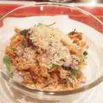 ガネーシュ - 2012秋を愉しむコース(3500円)のスパイシーな秋味のサラダ