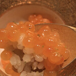 寿し道 桜田 - イクラが濃厚さを増して美味しいですね