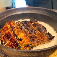 鰻花房 - 鰻英会席〜鰻英自慢の季節の鰻会席〜 12000円
                    夢しずくと鰻の混ぜご飯