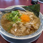 丸源ラーメン - 肉そば（715円）。