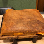 うを徳 - 海老のすり身の玉子焼き