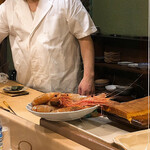 うを徳 - 巨大牡丹海老