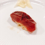 うを徳 - 塩釜本鮪赤身のにぎり