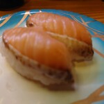 回転寿司 飛鳥 - 焼サーモン（154円）