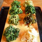 仙人小屋 - 山菜盛り合わせ