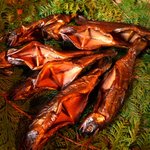 仙人小屋 - マスの燻製