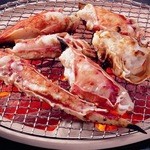 かに道楽 - 焼きたてが香ばしい炭火焼