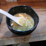 麺座ぎん - スープ割り