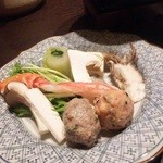 鹿の湯ホテル - サンマと海老のつみれ鍋