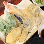 磯亭 - 天ぷら定食1650円