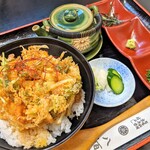 八百喜 - 信長かき揚げ天茶