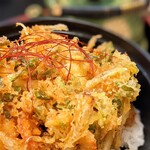 八百喜 - 信長かき揚げ天茶