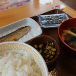 すき家 - さば朝食（¥390税込み）