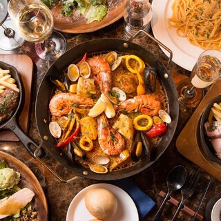We also have a variety of charcoal-grilled meats, a wide variety of tapas, and Spanish Cuisine such as paella!