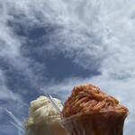 ケータリング茅 果実氷 - 白桃とミックス