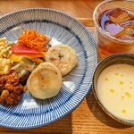 slow - 【2021/8】おやきプレート全景