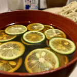 蕎麦切り 春のすけ - すだちせいろ