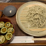 蕎麦切り 春のすけ - すだちせいろ