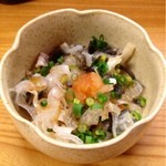 にしきや - ふぐ皮ポン酢（700円）