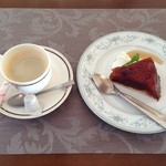 オーベルジュ・グリンデル - お蕎麦と甘味のコース（紅玉のタルトタタン・コーヒーセット）