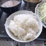 お好み焼 洋 - ご飯