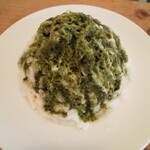 ペンギン屋 - 抹茶あずき氷(小豆なし)