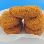 コロッケ(横から)