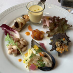 リストランテ アルベラータ - 季節の冷前菜盛り合わせ