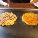 Nakamichi Okonomiyaki - ミックス玉、ねぎ焼きその１