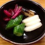 にしきや - お新香（250円）