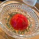 スシコーヒー - フルーツトマトのおひたし