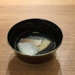 休暇村 - 吸物　冬瓜と小鯛のお吸い物