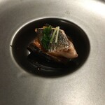 休暇村 - 焼物　旬魚と米茄子、信州味噌と交えて