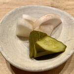 鳥しき - ぬか漬け