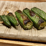 鳥しき - オクラ