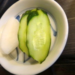 手打うどん すみた - お新香