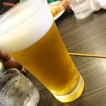 手打うどん すみた - 生ビール(中)