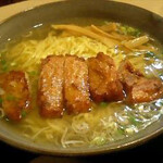 Menya Doragon Kicchin - パイコー麺／塩（880円）＋中盛り（105円）