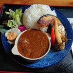 Tanagokoro - 牛スジ夏野菜カレーご飯大盛り