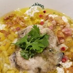 麺屋 六感堂 - パイナップルと岩牡蠣の冷製ラーメン