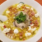 麺屋 六感堂 - パイナップルと岩牡蠣の冷製ラーメン