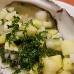 麺屋 六感堂 - 岩牡蠣増し(別皿)