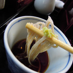 胡桃亭 - せいろを汁で啜る