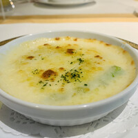 洋食 つばき - ③ グラタン：アスパラ