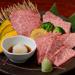 焼肉 まつ屋 - 料理写真:黒毛和牛4種盛り合わせ