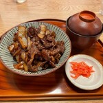 豚捨 - 上牛丼