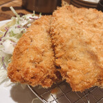 飯場魚金 - アジフライ(食べきれない)
