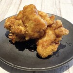 Kabuki-fried chicken thighs